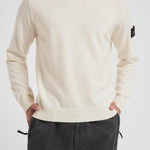 Maglia uomo girocollo panna 5100001 S00A1V0093 STONE ISLAND 
