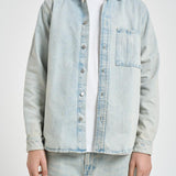 Camicia uomo in denim chiaro M26100006 PALECLOUD SAMSØE SAMSØE 