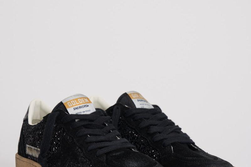 Sneakers donna Ball Star nere GWF00117 F00398990100 GOLDEN GOOSE 