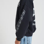 Felpa uomo Boys con cappuccio nera HO06012 VINTAGEBLACK0027 RHUDE 