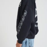 Felpa uomo Boys con cappuccio nera HO06012 VINTAGEBLACK0027 RHUDE 