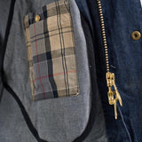 Giacca uomo corto in denim blu MCA1105 IN71 BARBOUR 