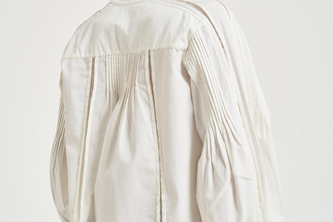 Blusa donna bianca con pizzo CH0308FA D1I02I20WH ISABEL MARANT 