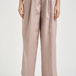 Pantalone donna Rubino con pinces rosa antico RU35 ANTICO NINE IN THE MORNING 