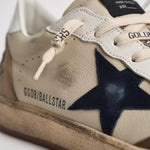 Sneakers uomo Ball Star beige e tortora GMF00117 F00872283406 GOLDEN GOOSE 