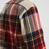 Camicia uomo in flanella a quadri rossa 710981126 001 RALPH LAUREN 