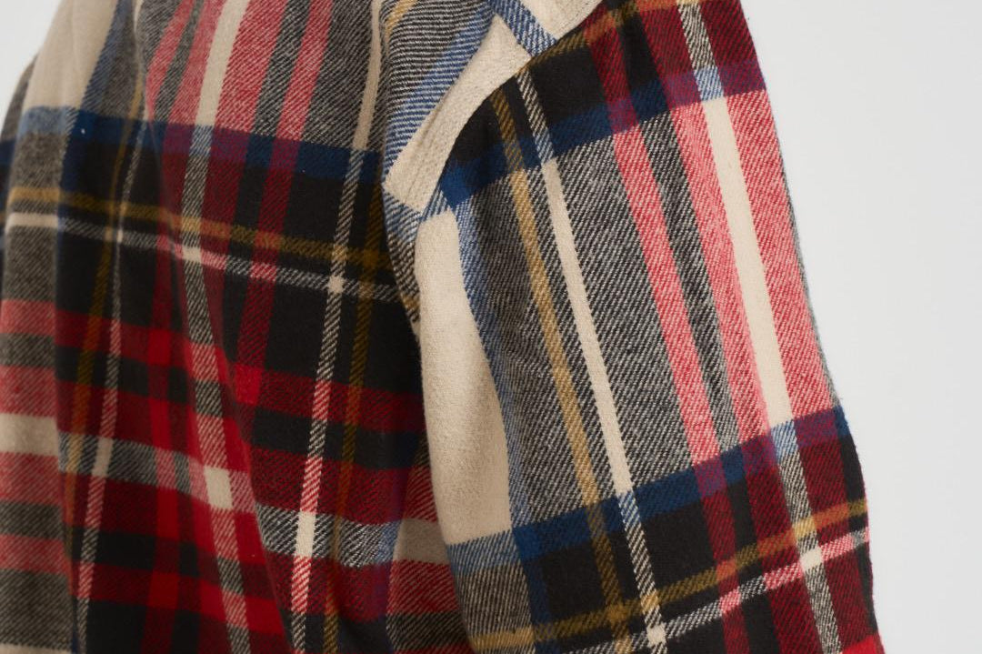 Camicia uomo in flanella a quadri rossa 710981126 001 RALPH LAUREN 