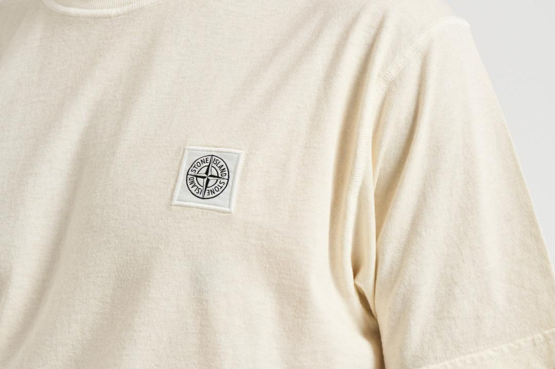 T-shirt uomo girocollo panna 2100026 S0057V0193 STONE ISLAND 