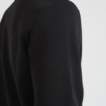Felpa uomo girocollo in pile nera SH9608 031 LACOSTE 