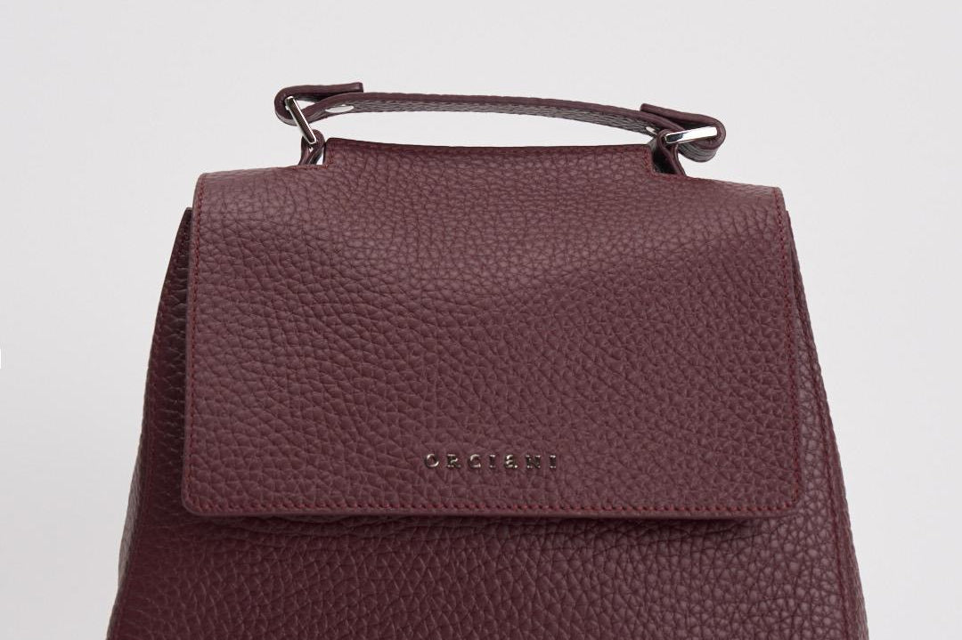 Borsa donna Sveva Soft Piccol a mano in pelle con tracolla chianti B01999SOF CHIANTI ORCIANI 