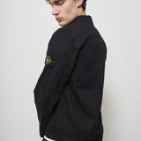 Camicia uomo nera con zip 1200032 S00WNV0129 STONE ISLAND 