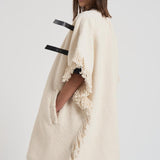 Cappotto donna midi Greya panna MA0449FB C3D04I23EC ISABEL MARANT 