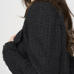Giacca donna cropped nera SINAME BLACK IRO 