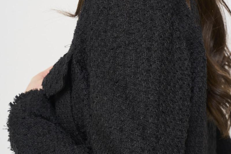 Giacca donna cropped nera SINAME BLACK IRO 