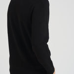 Maglione uomo girocollo nero Après ski rosso HERON APRBOTT00 MC2 SAINT BARTH 