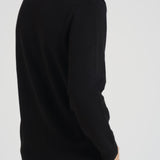 Maglione uomo girocollo nero Après ski rosso HERON APRBOTT00 MC2 SAINT BARTH 