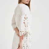 Abito donna corto bianco DEVA WHITE ANTIK BATIK 