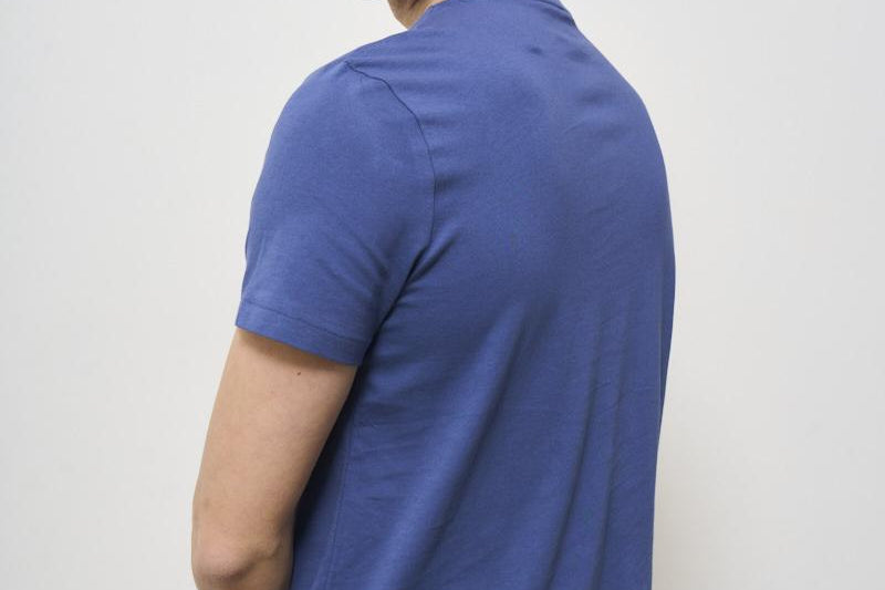 T-shirt uomo girocollo blu 710671438 404 RALPH LAUREN 