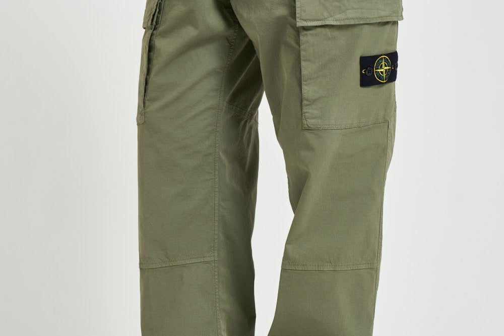 Pantalone uomo cargo verde militare 3100020 S0A10V005G STONE ISLAND 