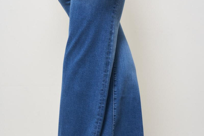 Jeans donna sfrangiato 1445 BLU MOTHER 