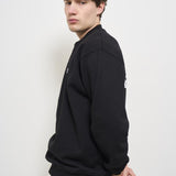 Felpa uomo girocollo nera OCM41115 BLACK001 REPRESENT 