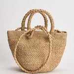 Borsa donna Arona in rafia beige ARONA TEA IBELIV 