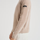 Maglia uomo girocollo in ciniglia beige W25132 32 RRD 