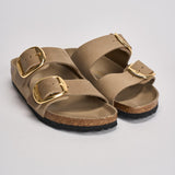 Sandalo Arizona Big Buckle donna beige 1030395 TABACCO BIRKENSTOCK 