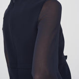 Abito donna blu corto RITMO 1032705 MAX MARA STUDIO 