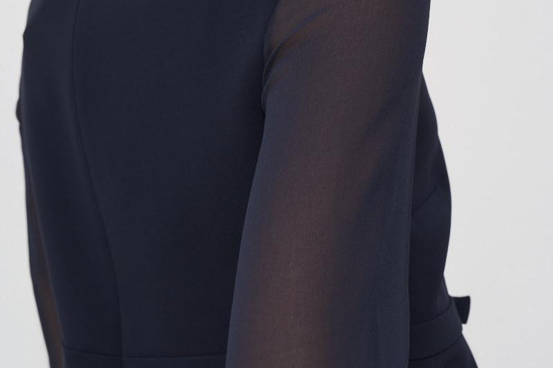 Abito donna blu corto RITMO 1032705 MAX MARA STUDIO 