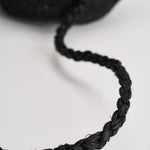 Borsa donna Arona in rafia nera ARONA BLACK IBELIV 