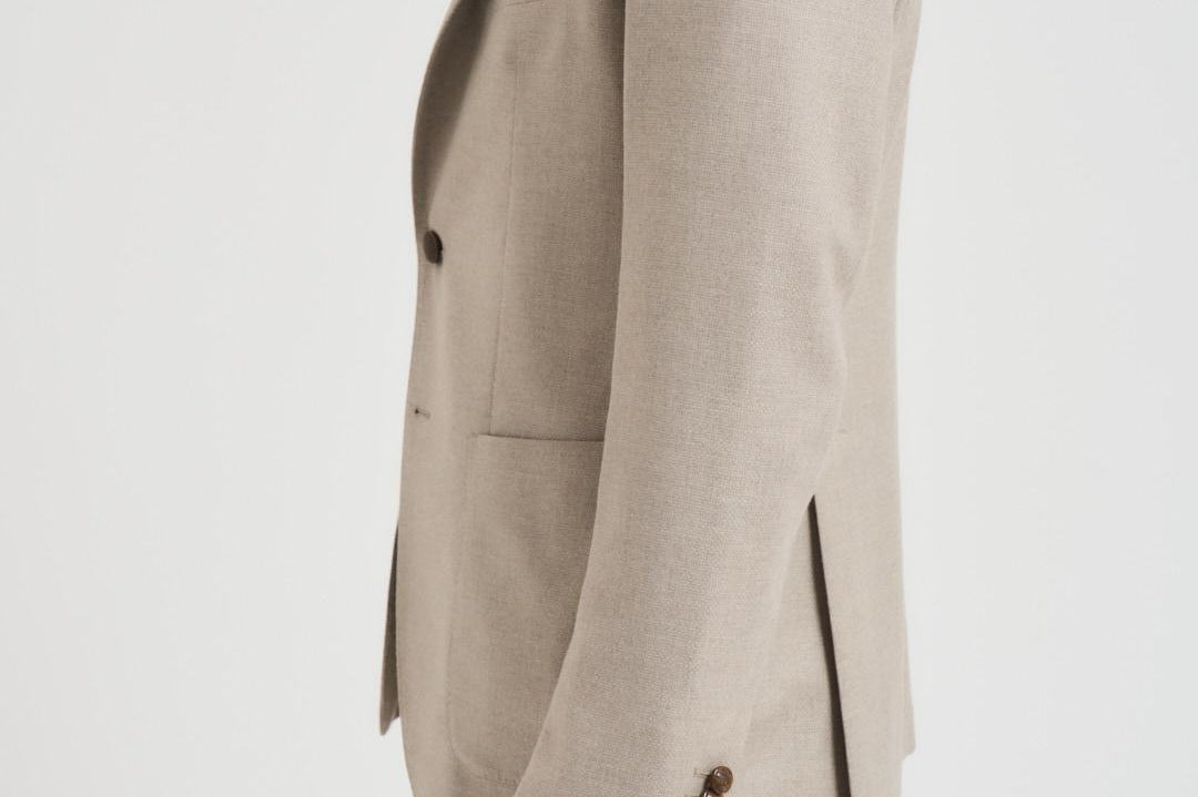 Giacca uomo monopetto in lana beige 1SMC22K C90041A1128 TAGLIATORE 