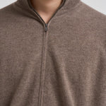 Maglia uomo con zip sabbia FZ1ML WC12R920 FILIPPO DE LAURENTIS 