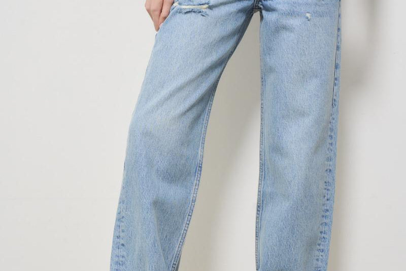 Jeans donna Gavin in denim chiaro 1113 440 ANINE BING 