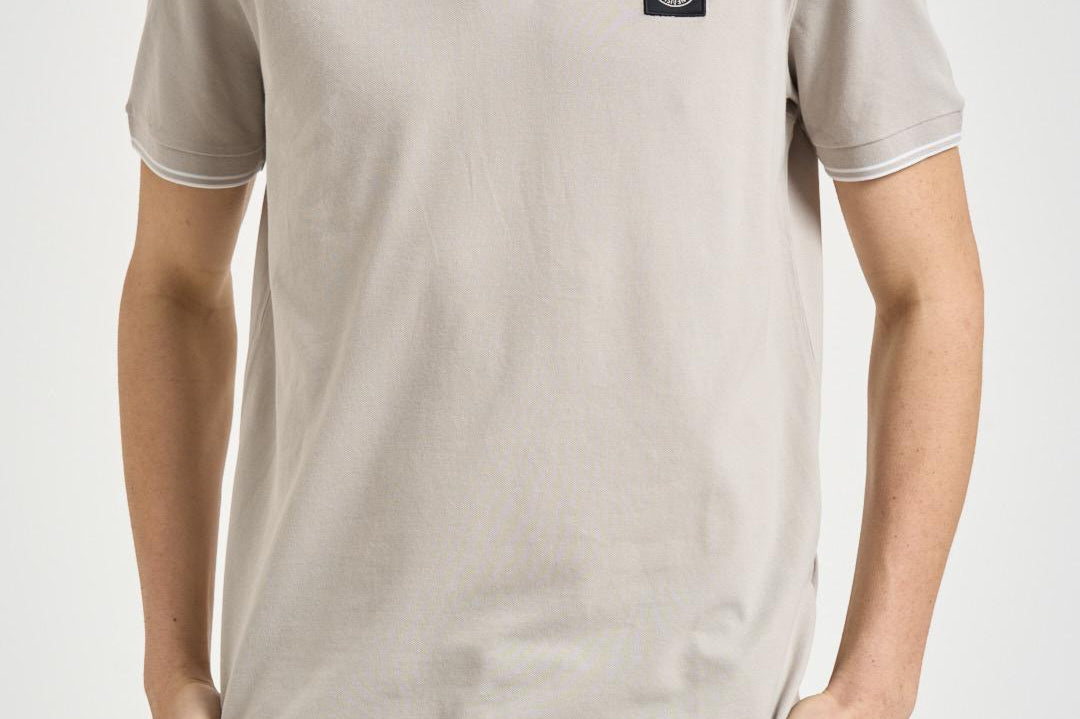 Polo uomo manica corta beige 2200010 S0018V0061 STONE ISLAND 