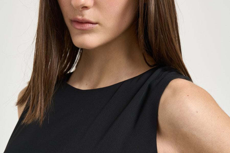 Abito donna midi nero AB000069D 128859300 HERNO 