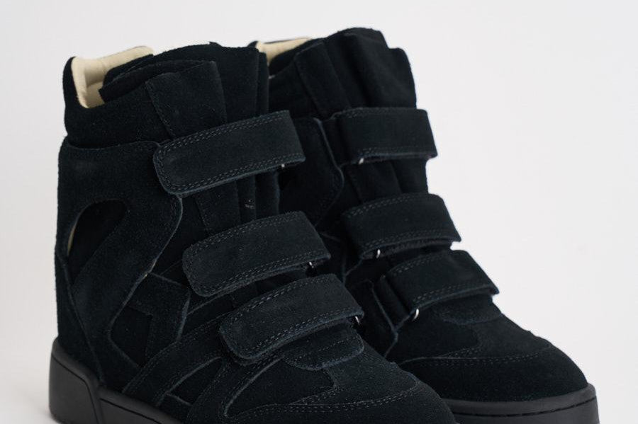 Sneakers donna con tacco interno nera BK0010FA B3E04SBKMD ISABEL MARANT 