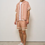 Camicia uomo monogram rosa CH9094 F9I LACOSTE 