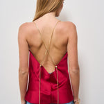 Top donna Lou rosso 725SS7606A DEEPRED DANAME 