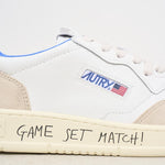 Sneakers uomo Medalist in suede e pelle con scritta laterale AULM MA06 AUTRY 