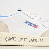 Sneakers uomo Medalist in suede e pelle con scritta laterale AULM MA06 AUTRY 