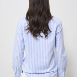 Camicia donna slim celeste 211891377 004 RALPH LAUREN 