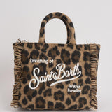 Borsa donna Vanity Felt animalier VANITYFELT LEO18 MC2 SAINT BARTH 