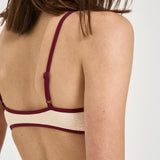 Bikini donna crinkle burro e bordeaux JUDY+NAOMISTRINGW 00029L MC2 SAINT BARTH 