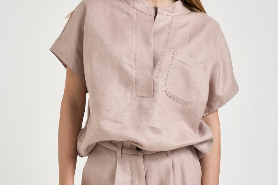 Blusa donna Ilenia rosa antico ILENIA IL34 ANTICO NINE IN THE MORNING 