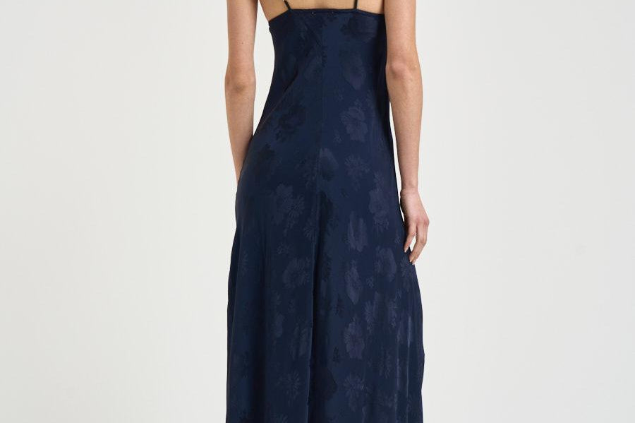 Abito donna con mantella removibile blu 14561 5015 FORTE FORTE 