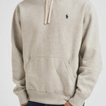 Felpa uomo con cappuccio grigia 710P02442 001 RALPH LAUREN 