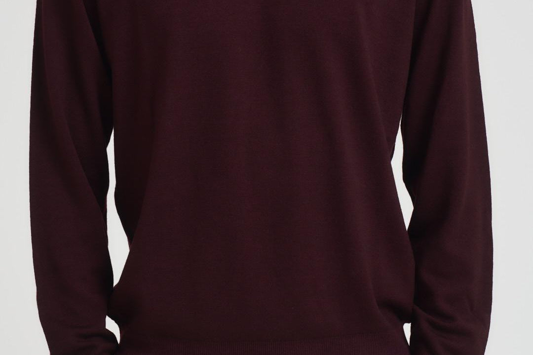 Maglia uomo girocollo bordeaux GC1MLL WM12RV380 FILIPPO DE LAURENTIS 