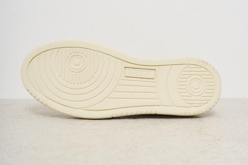 Sneakers donna Super vintage bianca e beige AVLW DA03 AUTRY 