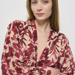 Abito donna lungo floreale in voile 13631 IACCA2586 FORTE FORTE 